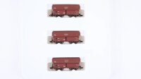Brawa N 1800 Kohlenwagen Set Selbstentladewagen DRG 3 tlg.