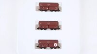 Brawa N 1800 Kohlenwagen Set Selbstentladewagen DRG 3 tlg.