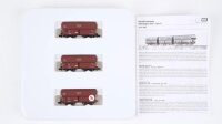 Brawa N 1800 Kohlenwagen Set Selbstentladewagen DRG 3 tlg.