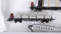 Minitrix N 15001 Güterwagen-Set Flachwagen mit Ladung Junkers DRG