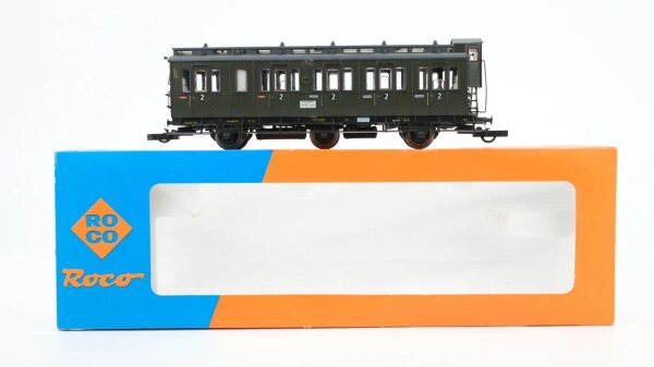 Roco H0 44207C Abteilwagen 2. Kl. mit Bremserhaus DRG
