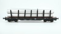 Märklin Spur 1 Rungenwagen mit Beladung Rmms 664 DB