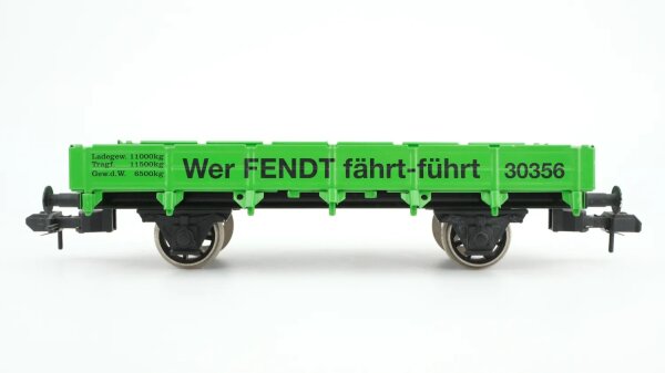 Märklin Spur 1 Niederbordwagen grün 30356 Fendt