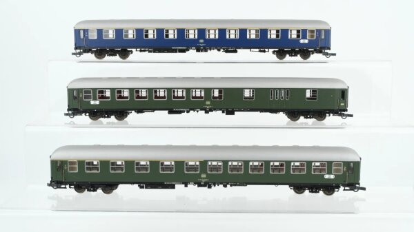 Roco H0 Konvolut Schnellzugwagen 1./2. Kl. mit Gepäckabteil DB
