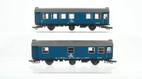 Roco H0 Konvolut Bauzugwagen Wohn-Schlafwagen DB