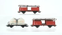 Märklin H0 Konvolut Autotransportwagen Silowagen Dyckerhoff DB