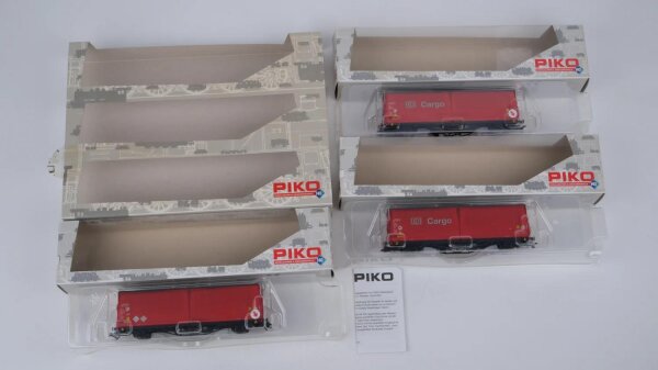 Piko H0 58320 Großraum-Schiebewandwagen-Set Hbis-tt 393 3-teilig DB Cargo