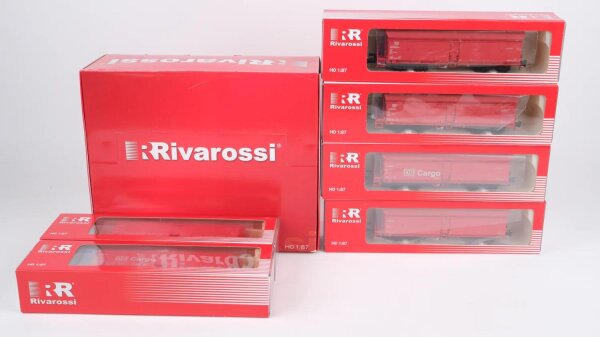 Rivarossi H0 HR6266 Güterwagenset Selbstentladewagen 6-teilig DB