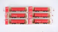 Rivarossi H0 HR6266 Güterwagenset Selbstentladewagen 6-teilig DB