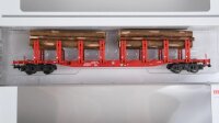 Märklin H0 47144 Set mit 3 Rungenwagen Snps DB AG