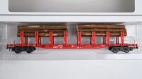Märklin H0 47144 Set mit 3 Rungenwagen Snps DB AG
