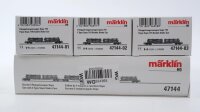 Märklin H0 47144 Set mit 3 Rungenwagen Snps DB AG