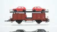 Märklin H0 Konvolut Autotransportwagen teilbeladen DB
