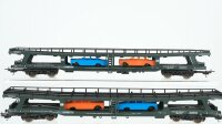 Lima H0 Konvolut Autotransportwagen teilbeladen DB
