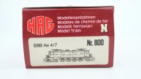 HAG N 800 E-Lok Ae 4/7 10956 SBB Gleichstrom