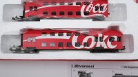 Rivarossi H0 HR4161 Doppelstockzug Coca Cola 4-teilig DB