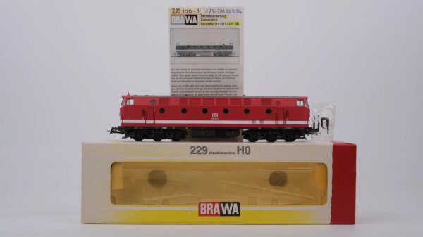 Brawa H0 0402 Diesellok BR 229 100-3 DR Gleichstrom