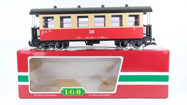 LGB G 30730 Personenwagen rot beige 900-454 KB DR