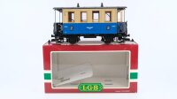 LGB G 30150 Personenwagen blau beige 2Kl. LGB 3015