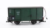 LGB G 4135 S Gedeckter Güterwagen grün Sound