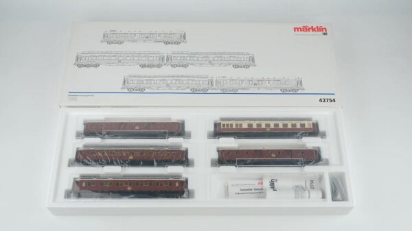 Märklin H0 42754 Internationaler Luxus Zug um 1910 CIWL