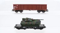 Märklin H0 Konvolut Schwerlastwagen mit Panzer...