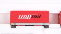 Märklin H0 47070 Güterwagen-Set Containerwagen mit LKW-Wechselpritschen SBB