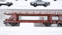Märklin H0 47124 Autotransportwagen mit Pkw  Laaeks...