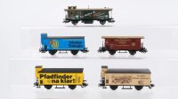Märklin H0 Konvolut gedeckte Güterwagn...