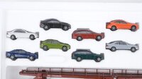 Märklin H0 47123 Doppel-Autotransportwagen beladen mit 8 Pkws der DB