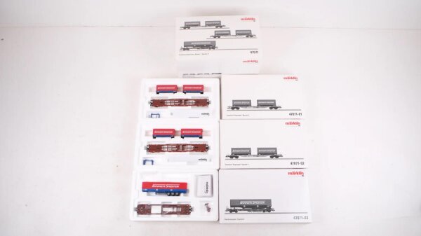 Märklin H0 47071 Güterwagen-Set Containerwagen "Winner" DB Cargo