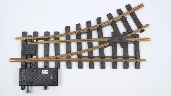 LGB G 1210/1215, 1201/10 Weiche links R1 30 Grad, 1x elektrischer Antrieb (1201/10)