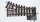 LGB G 1210/1215, 1201/10 Weiche links R1 30 Grad, 1x elektrischer Antrieb (1201/10)