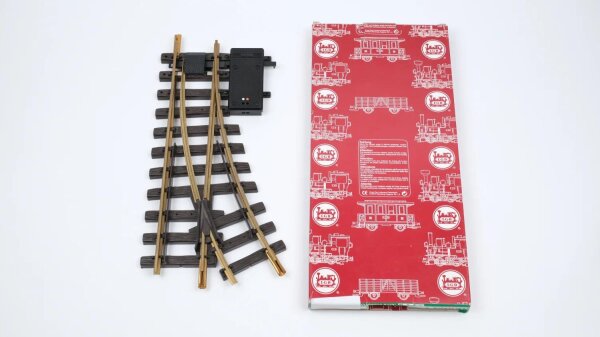 LGB G 1210/1215, 1201/10 Weiche links R1 30 Grad, 1x elektrischer Antrieb (1201/10)
