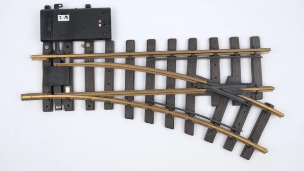 LGB G 1200/1205, 1201/10 Weiche rechts R1 30 Grad mit elektrischem Antrieb (1201/10)
