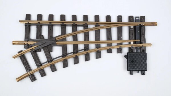 LGB G 1210/1215 Weiche links R1 30 Grad, 1x Handantrieb