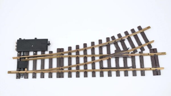LGB G 1615/16150, 1206 Weiche links R3 22,5 Grad mit elektrischem Antrieb (1206)