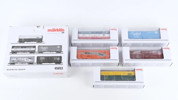 Märklin H0 45653 Güterwagen-Packungen Wagen der USA