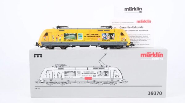 Märklin H0 39370 E-Lok Fußball Land 2006 BR 101 001-6 DB Wechselstrom Digital