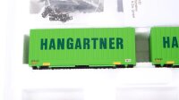 Märklin H0 47453 Taschenwagen-Set "Hangartner" Sdgkms der SBB