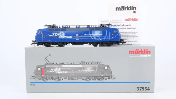 Märklin H0 37534 E-Lok "Der ZDF express" BR 120 151-6 DB Wechselstrom Digital
