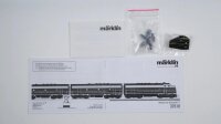 Märklin H0 37618 Dieselelektrische Lokomotive F 7 mit Tin Plate Caboose B&O Wechselstrom Digital Sound mfx
