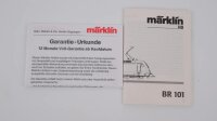 Märklin H0 37391 E-Lok 50 Jahre Technisches Hilfswerk BR 101 014-9 DB Wechselstrom Digital