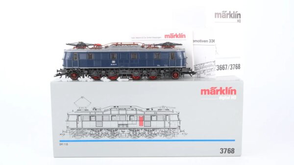 Märklin H0 3768 E-Lok BR 118 024-9 DB Wechselstrom Digital