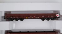 Brawa H0 2020 Güterwagen Flachwagen Set Samms DB