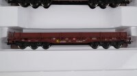 Brawa H0 2020 Güterwagen Flachwagen Set Samms DB