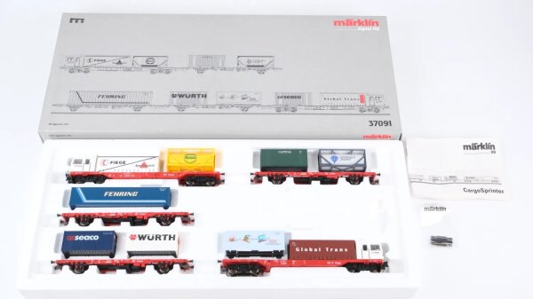 Märklin H0 37091 Cargo-Sprinter BR Sggoorrss 700 der DB AG Wechselstrom Digital