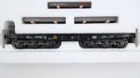 Märklin H0 48664 Schwerlastwagen-Set Stahlbrammen DB