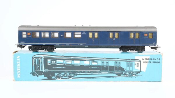 Märklin H0 4048 Postwagen Nederlands Postrijtuig NS