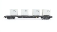 Piko H0 6419/016 Flachwagen mit Containern DR